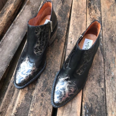 Charrito negro y plata- m01-8502 - Altas de Olivos