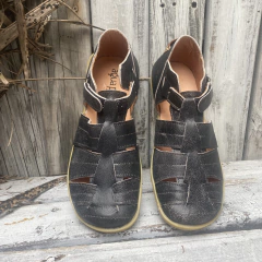 Sandalias franciscanas Agua Patagona Huesos negro stone. a04v-H15
