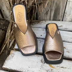 Chinelas V metalizadas peltre . s06v-365 - comprar online