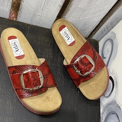 Chinelas birk hebillón rojo -p02v-995 - comprar online