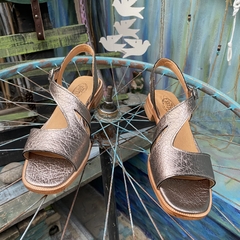 Sandalias metalizadas Peltre -s06v-368B en internet