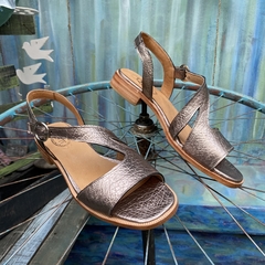 Sandalias metalizadas Peltre -s06v-368B - comprar online