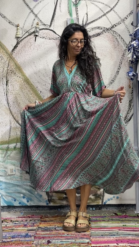 Vestido de seda. soyo*69082