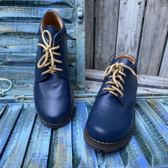 Botinetas horma borcego azul. j05ng-650 - Altas de Olivos