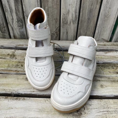 Botitas casual base alta con abrojo, blancas-p02-5012 - comprar online