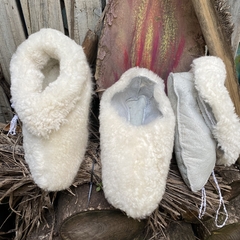 Pantuflones desmontables de corderito de oveja 36 al 43 - tienda online
