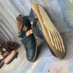 Sandalias franciscanas Agua Patagona Huesos azul petróleo. a04v-H15 en internet