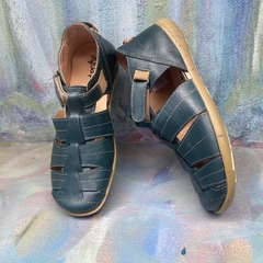 Sandalias franciscanas Agua Patagona Huesos azul petróleo. a04v-H15 - comprar online
