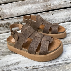 Sandalias franciscanas Martina, chocolate. q09v