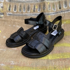 Sandalias con pulsera, negras. f13v-2362