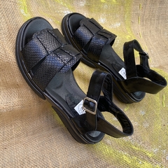 Sandalias con pulsera, negras. f13v-2362 - comprar online