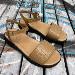 Sandalias confort faja, camel . j05v-601 - comprar online