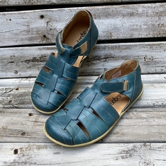 Sandalias franciscanas Agua Patagona Huesos azul petróleo. a04v-H15