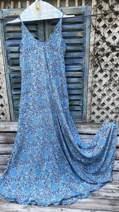 Vestido largo de seda d ela india. soyo*69086 - comprar online