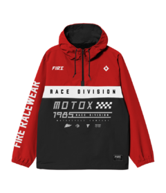 ANORAK RACING ROJO/NEGRO