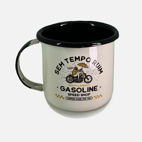 Caneca Esmaltada Gasoline - Sem Tempo Ruim - comprar online