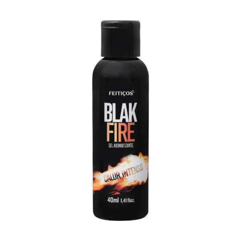 Gel Comestível Beijável Blak Fire Calor Intenso 40ml Feitiços
