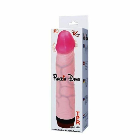 Pênis Realístico 21 cm com Vibração Multivelocidade – ROCKING DONG – BW-001083