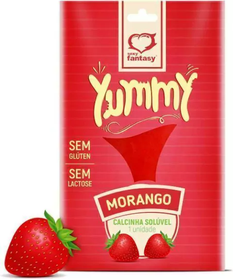 Yummy Calcinha Solúvel Sexy Fantasy - Delirius e Prazeres Sex Shop em Salvador