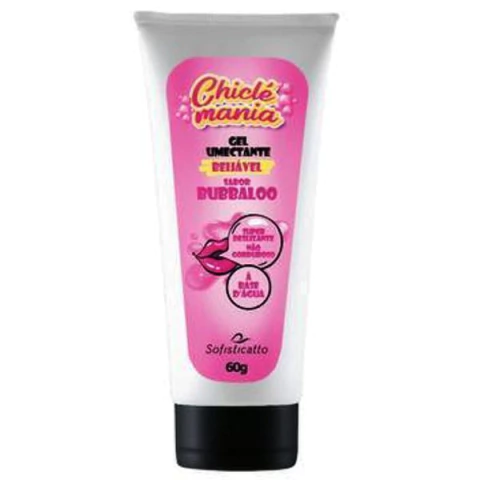 Chicle Mania Gel Umectante Beijável Bubbaloo 60G Sofisticatto