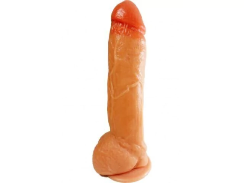 Prótese Humilde com Escroto e Ventosa 23.3 x 5,6 cm