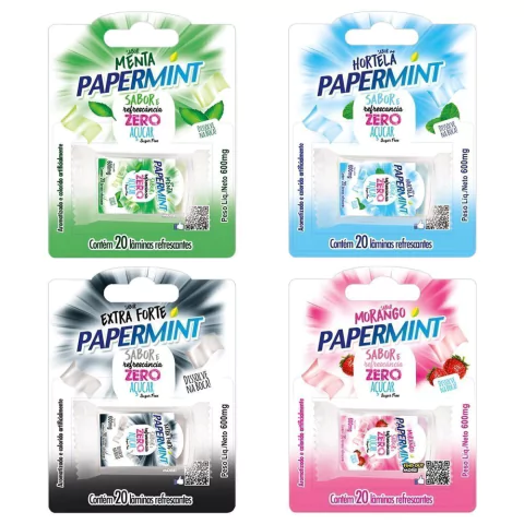 Papermint Lâminas Refrescantes 20 unidades Danilla Foods