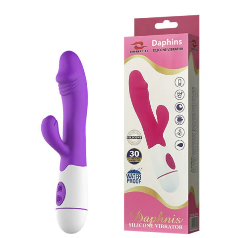 Vibrador Glande com Estimulador Clitoriano 30 modos de Vibração VP-011