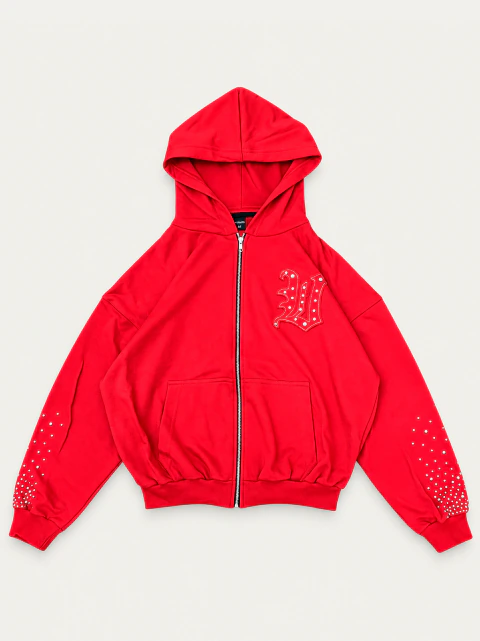 Campera Red Strass