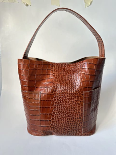 Tote Bolsillos Croco suela