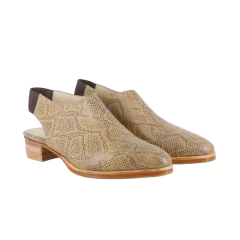 Zueco reptil Camel - comprar online