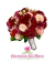Buquê de Noiva com Flores Naturais em Formato Redondo Rosas, Alstroemerias, Cravinías e Rosas Spray - BN00236