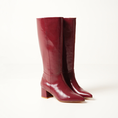 Bota Lublin Bordo - VERCAL | Boutique online, comprá en cuotas 