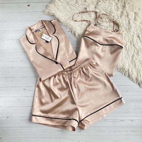 Set de tres piezas (color champagne) - comprar online