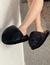 PANTUFLAS CLASICAS NEGRAS - comprar online