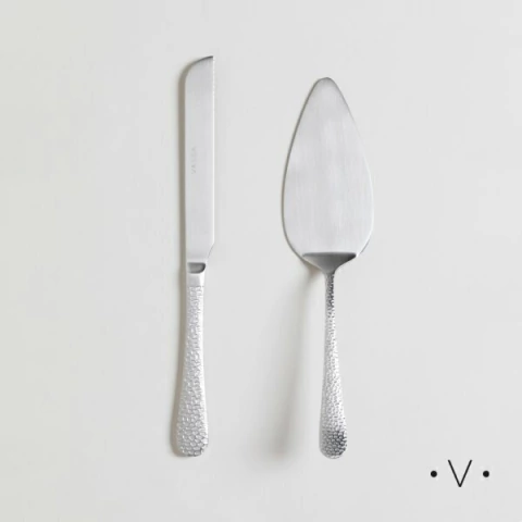 SET DE CUBIERTOS PARA TORTA VASSA SILVER - comprar online