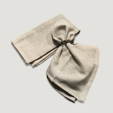 SERVILLETAS ANTIMANCHA LINO X2 - 40x40cm