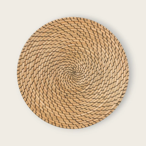 INDIVIDUAL PAPEL FIBRAS REDONDO