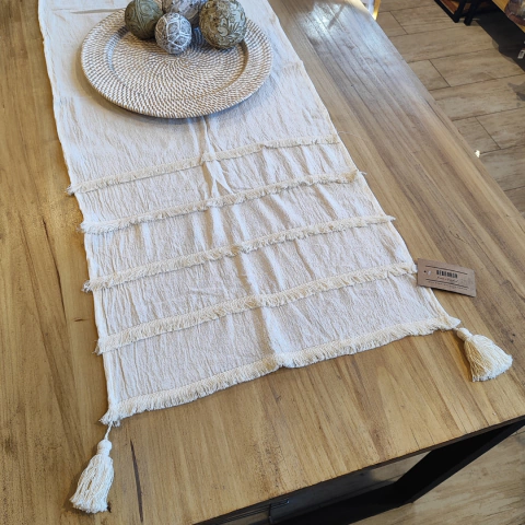 CAMINO GASA FLECOS NATURAL