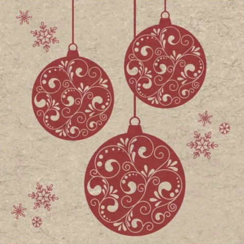 SERVILLETAS BAUBLES