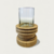 CANDELABRO FANAL MADERA Y VIDRIO - comprar online