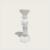 CANDELABRO DE VIDRIO BLANCO