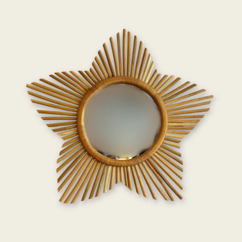 ESPEJO STAR RATTAN - comprar online