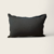 ALMOHADON 35X50 TUSSOR LISO NEGRO - comprar online