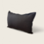 ALMOHADON 35X50 TUSSOR LISO NEGRO en internet