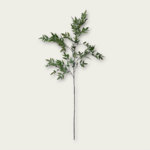 RAMA HOJAS NATURAL 114CM