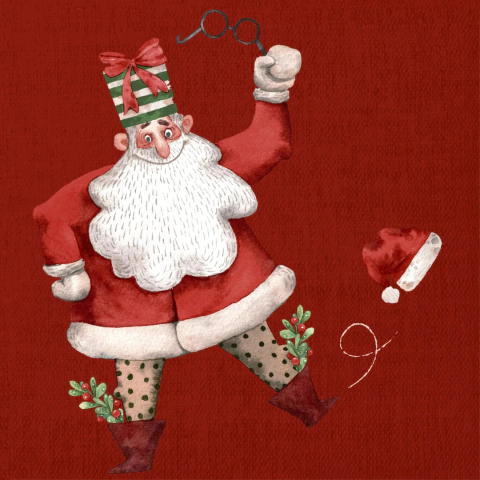 SERVILLETAS DE PAPEL GROOFY SANTA