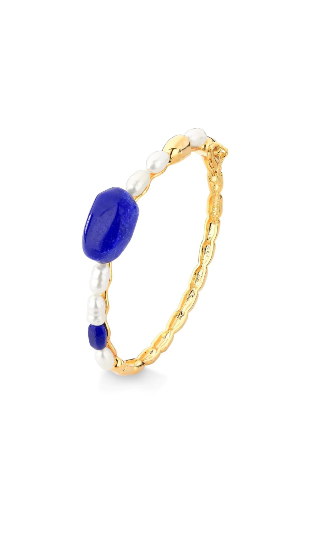 Pulseira Arroz de Festa - Ágata Azul