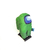 Imagem do Boneco Among Us Pequeno - TRIPULANTE