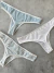 Pack x3 colaless blanca-celeste-flor celeste ART:31133 - Lunateo