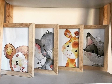 SET DE CUADROS ANIMALITOS